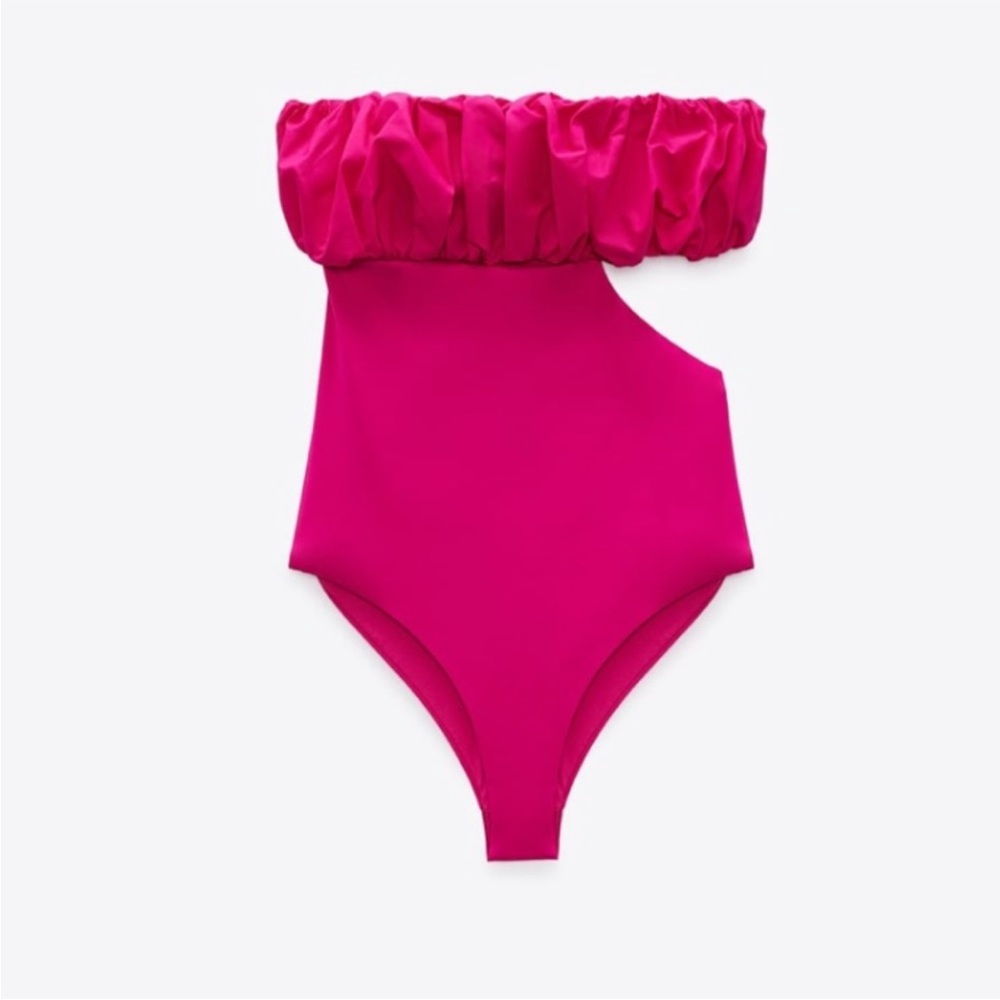 NWT Zara Ruffled Swimsuit - Picture 9 of 9